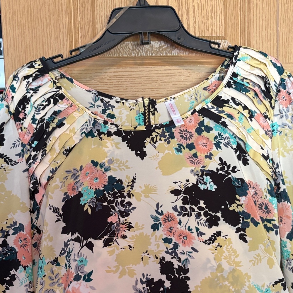 Floral Long Sleeve Dress - Picture 4 of 6
